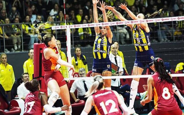 Sultanlar Ligi'nde Galatasaray ile Fenerbahçe Derbi Heyecanı